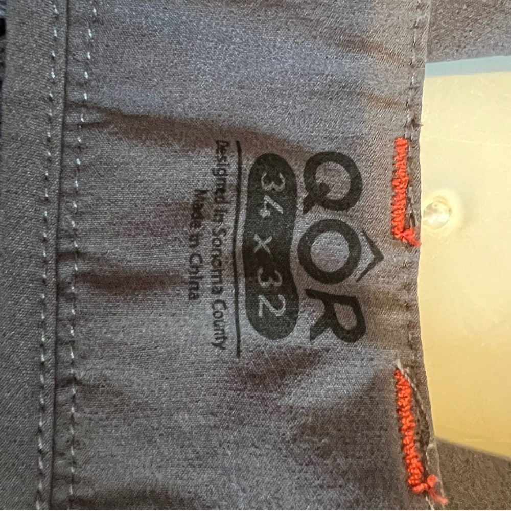 Qor Lightweight Performance Dark Graytrousers Pan… - image 5